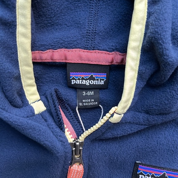 Patagonia baby micro D snap fleece, gather green, 3-6 m, NWT - Picture 3 of 5